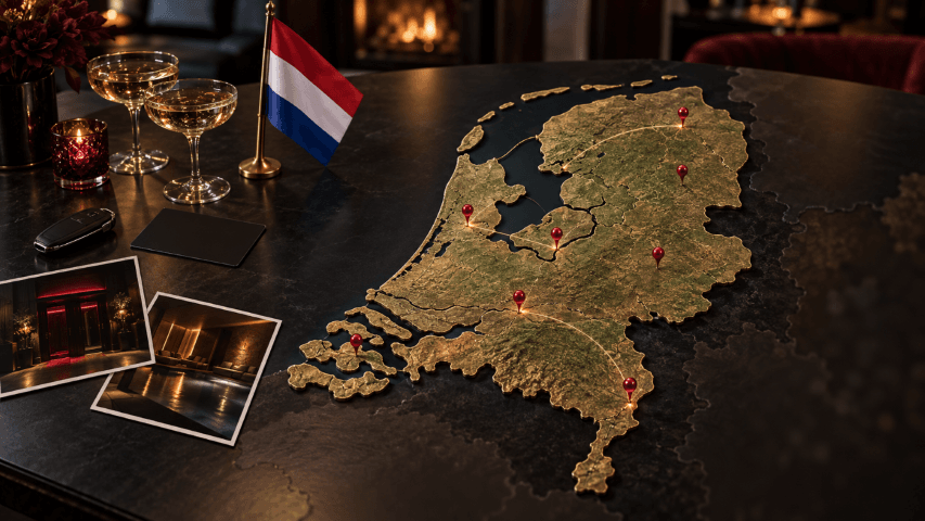 Clubs libertins aux Pays-Bas par province et région