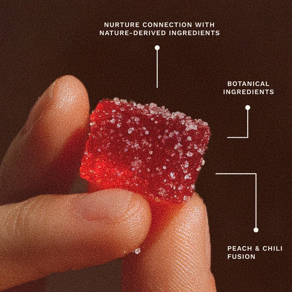 Un gummy Spicy Cubes Hot Peach
